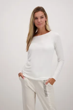 Monari Basic Round Neck T Shirt L/S M806755
