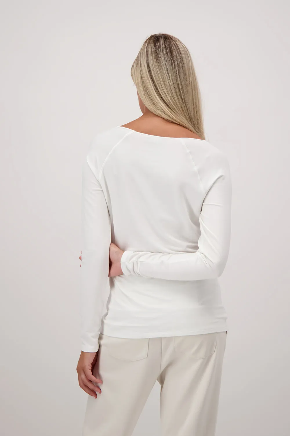 Monari Basic Round Neck T Shirt L/S M806755