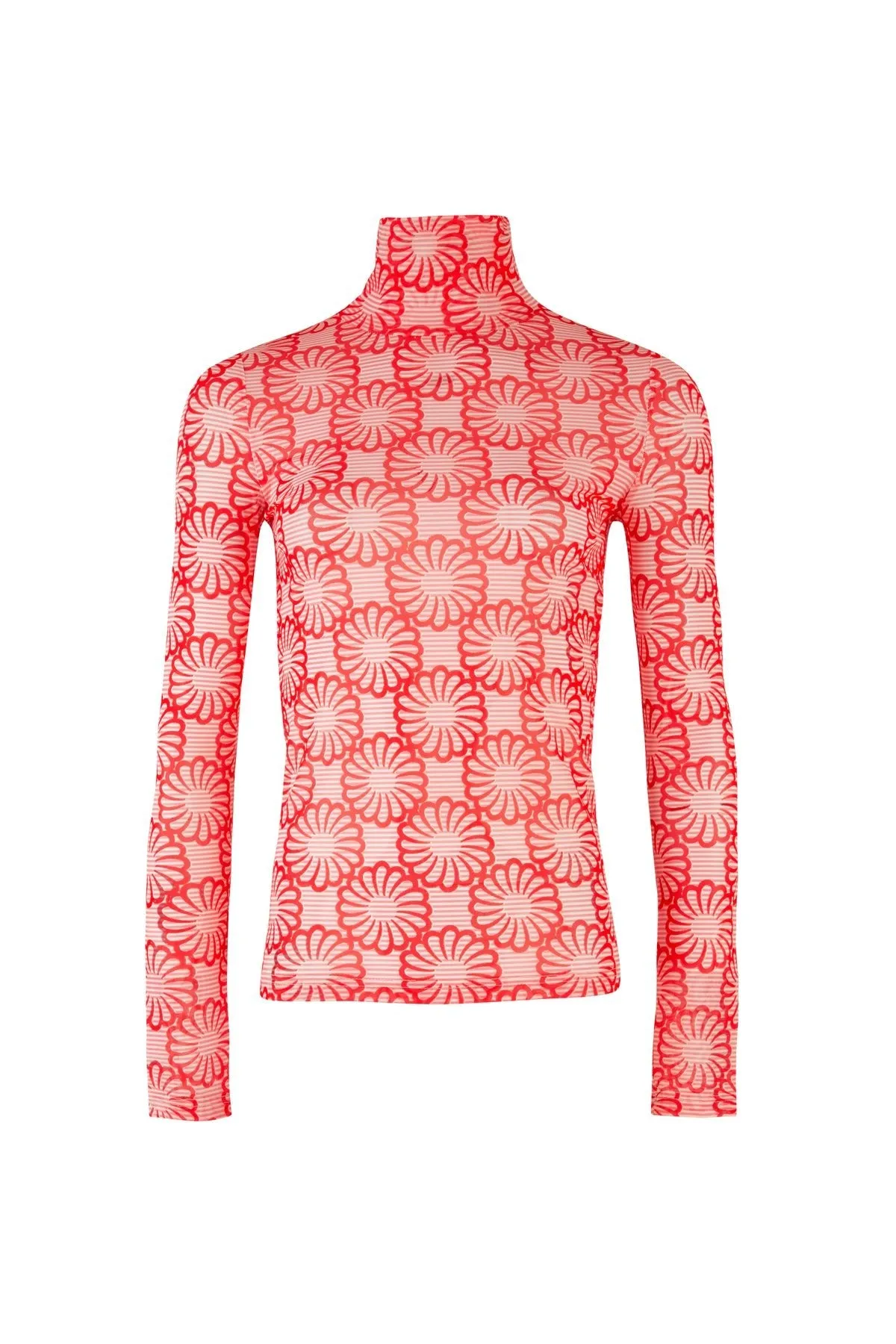 Neck of the Woods Mesh Top | /Pink