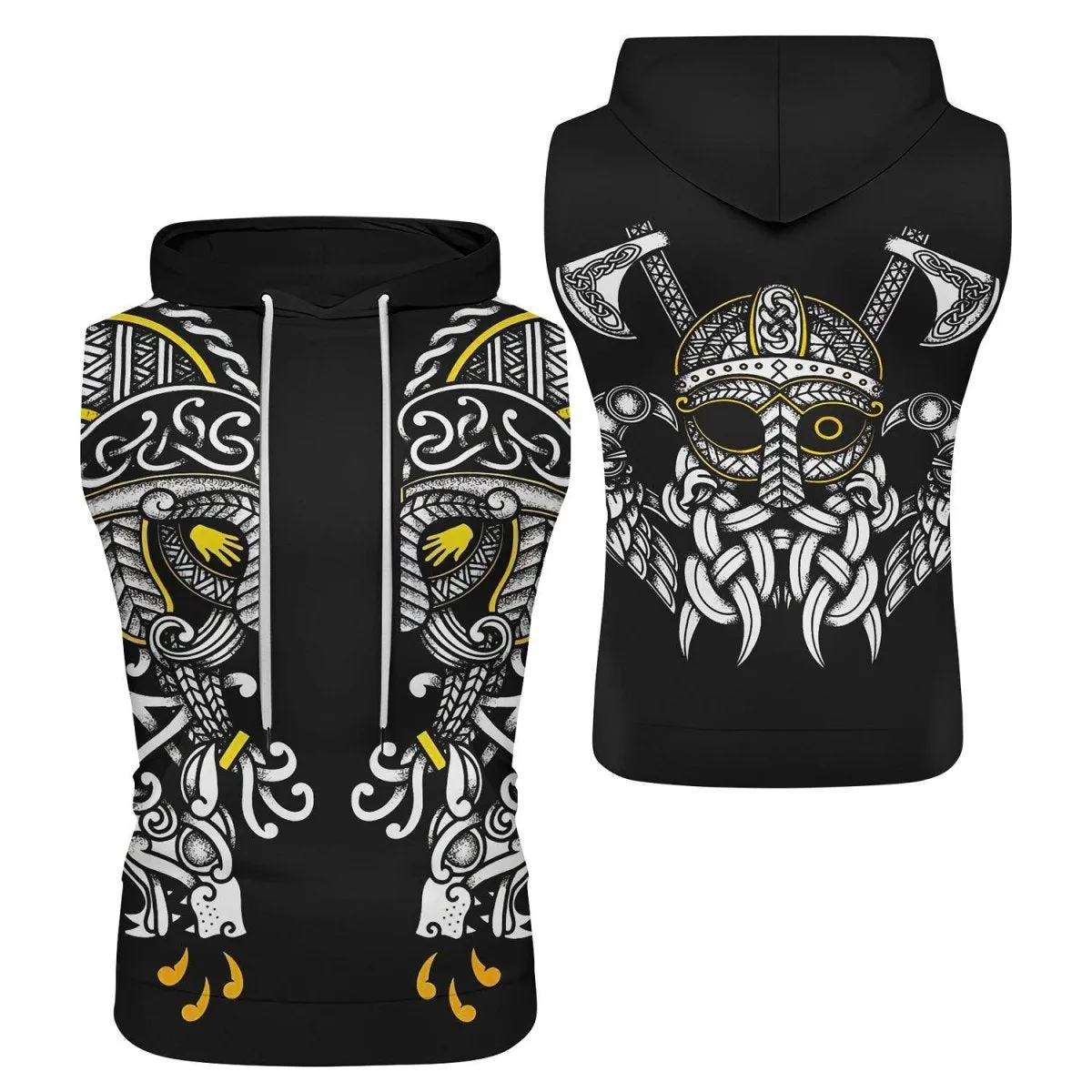 Odin' Eyes Sleeveless Pullover & Zip Hoodie