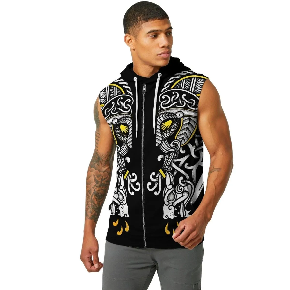 Odin' Eyes Sleeveless Pullover & Zip Hoodie