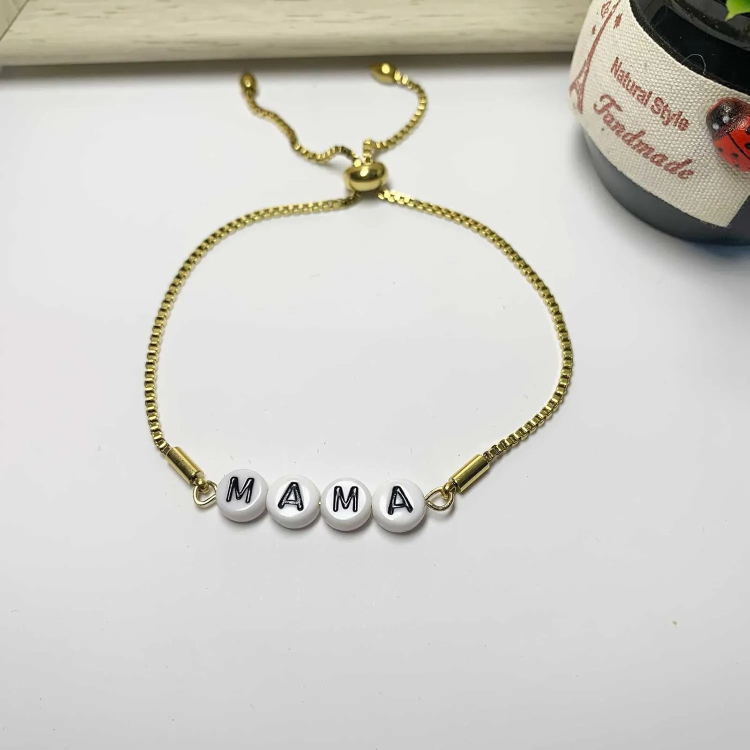 RAYSTAR Mom Bracelets for Women, Birthday Mothers Day Jewelry Gifts for Mom from Daughter Son
