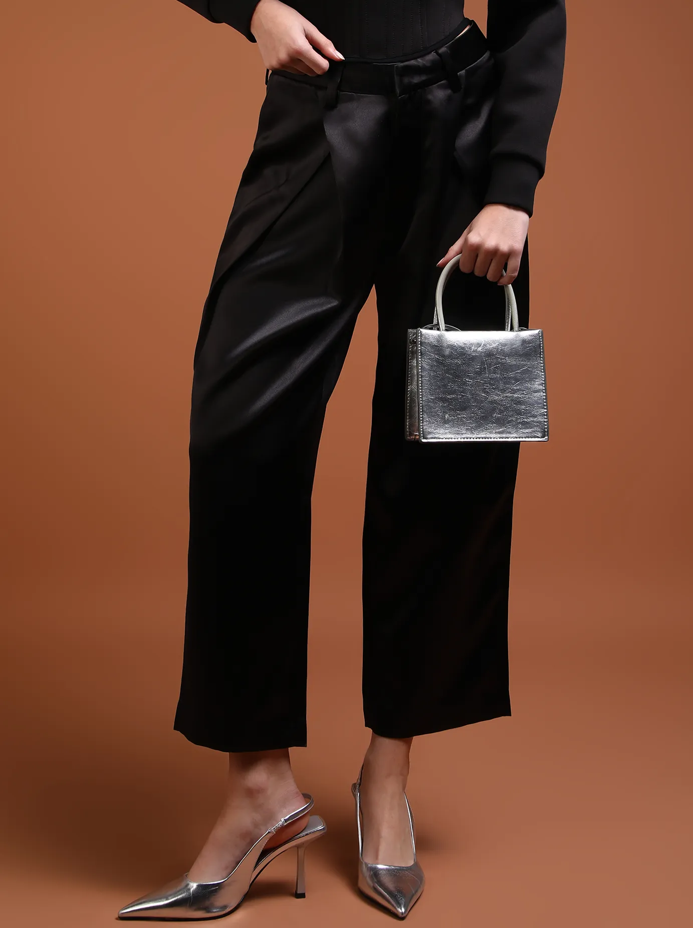 Satin Plait Luxe Pant