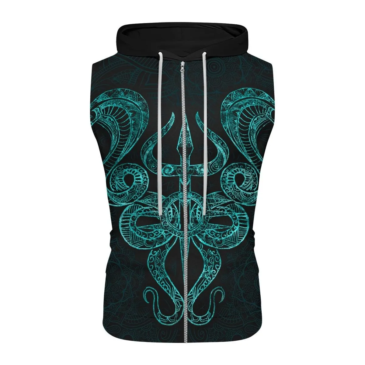Snake King Vasuki Sleeveless Pullover & Zip Hoodie