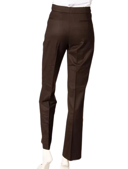 Talbots Dark Brown Dress Pants Size 8 SKU 000120