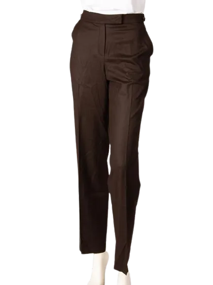 Talbots Dark Brown Dress Pants Size 8 SKU 000120