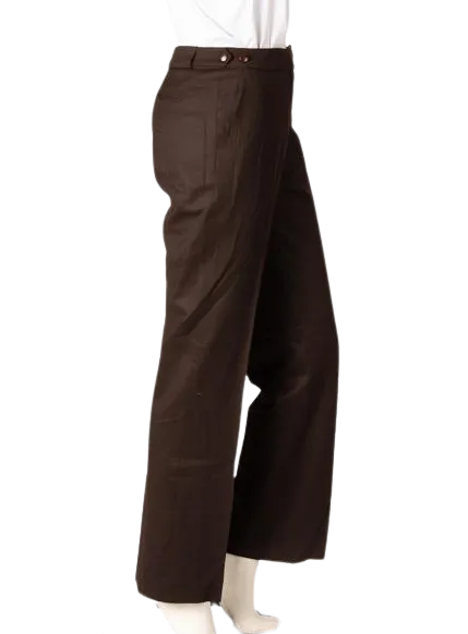 Talbots Dark Brown Dress Pants Size 8 SKU 000120