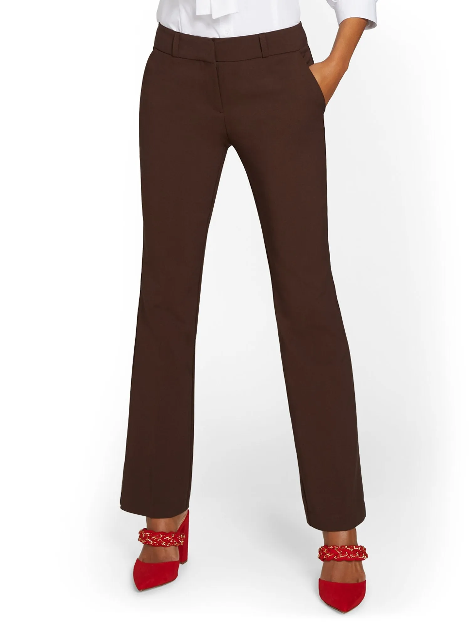 Tall Mid-Rise Modern Bootcut Pant - All-Season Stretch - 7th Avenue