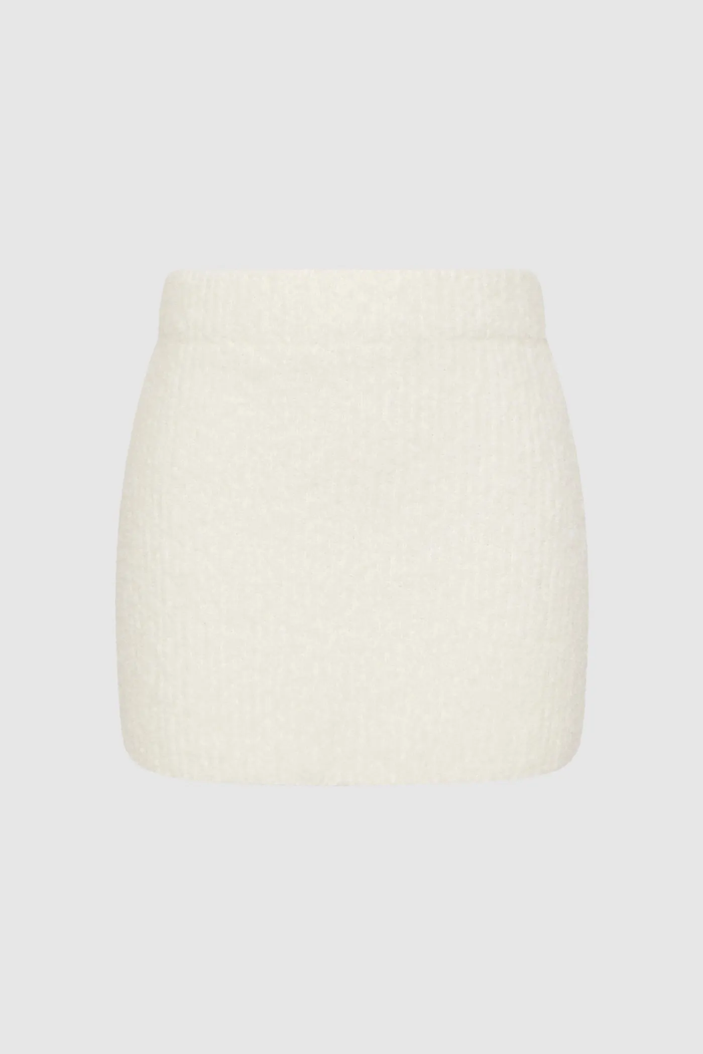 The Boucle Mini Knit Skirt