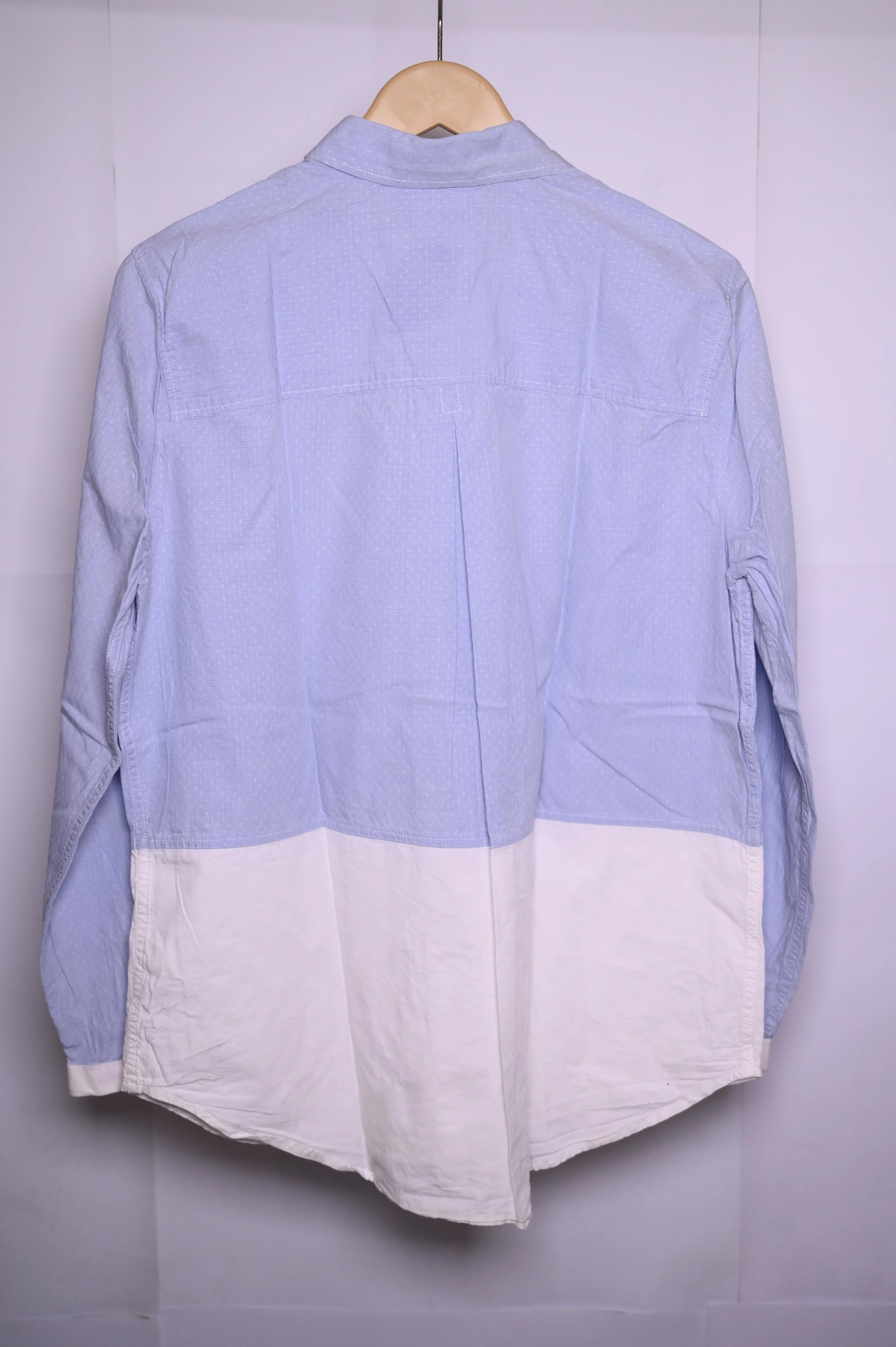 Tommy Hilfiger Blue & White Button-Down