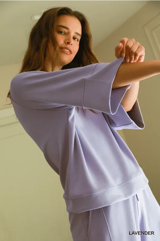 Umgee Buttery Soft Raglan Top