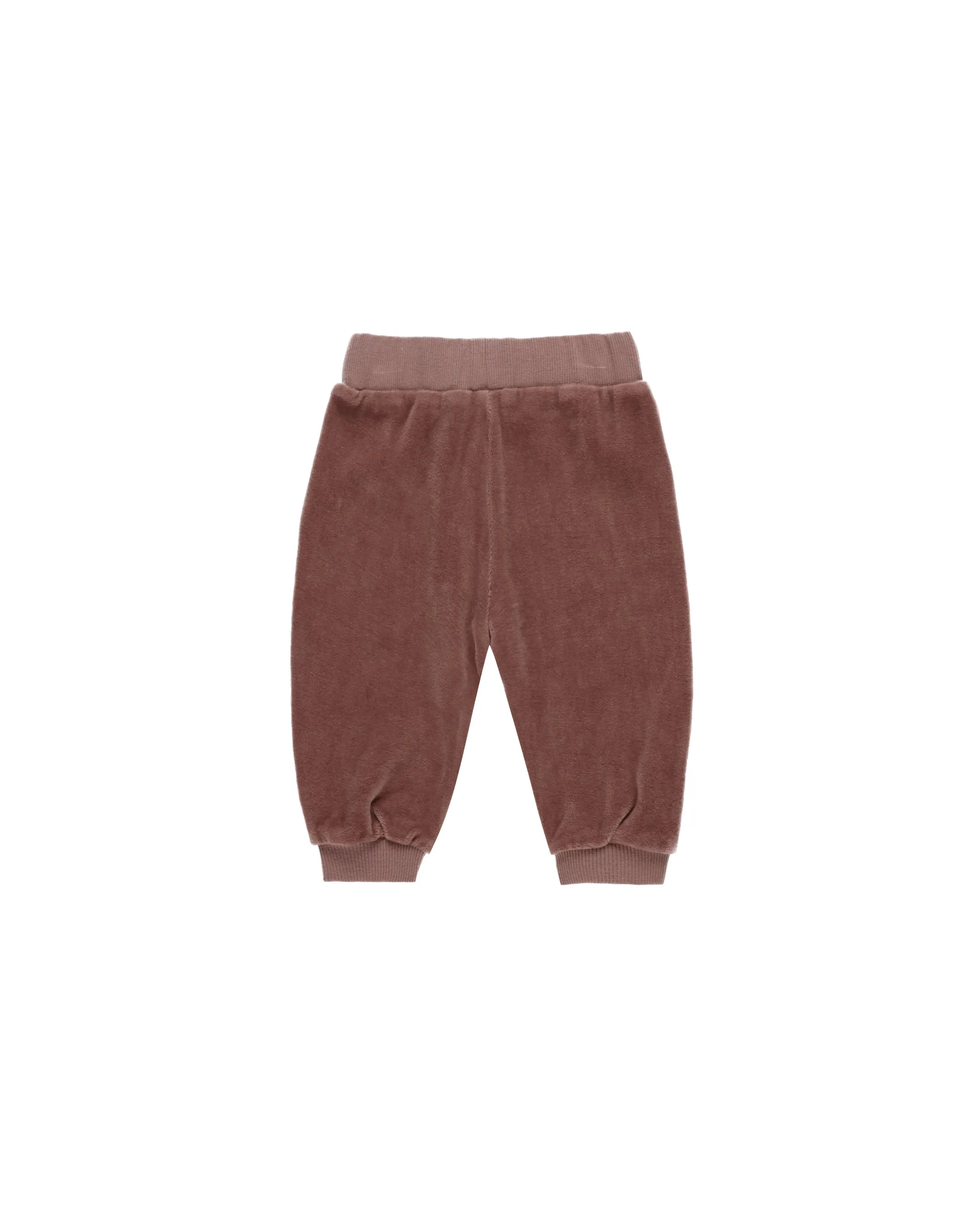 Velour Relaxed Sweatshirt | Cranberry